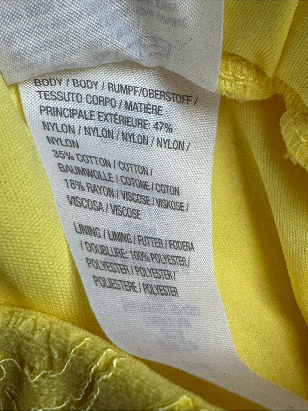 Isaac Mizrahi Yellow Wide Leg Lace Pants medium - Picture 5 of 5